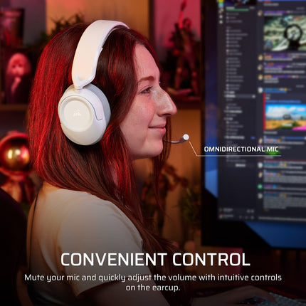 Casque gamer CORSAIR HS35 v3 Blanc