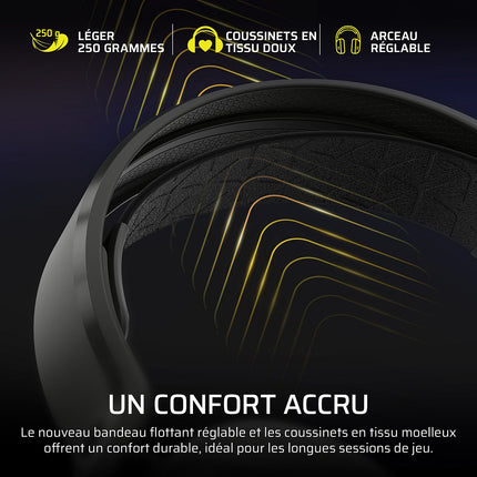 Casque gamer CORSAIR HS35 v3 Wireless Carbon PS