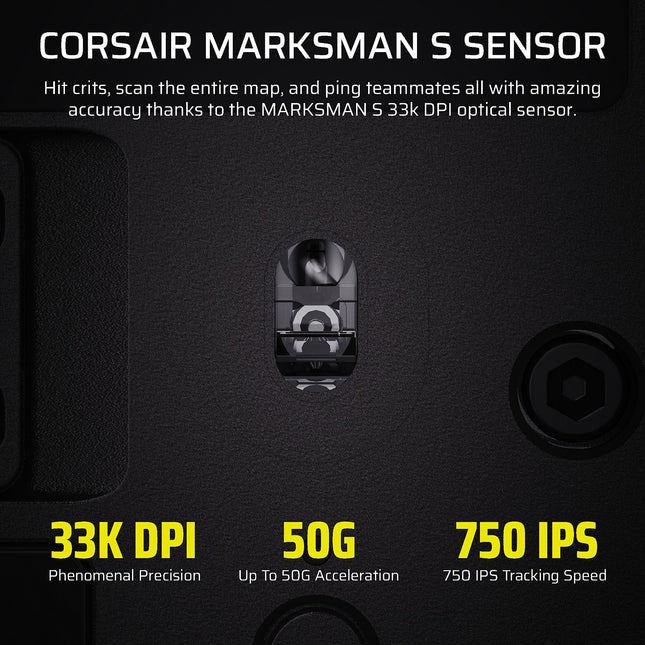 Souris Gamer Sans Fil CORSAIR SCIMITAR ELITE WL SE GUN METAL