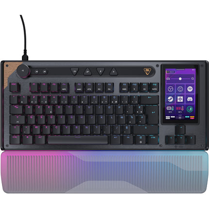 Clavier gamer TURTLE BEACH Command KB7 TKL Wired Noir FR