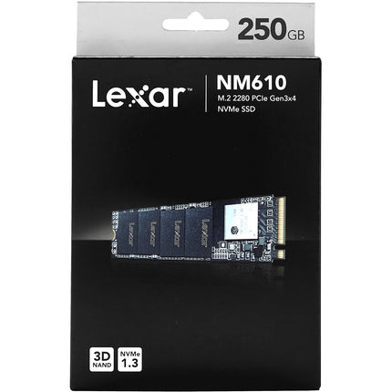Disque SSD interne LEXAR 250Go NM610 M.2 2280 NVMe