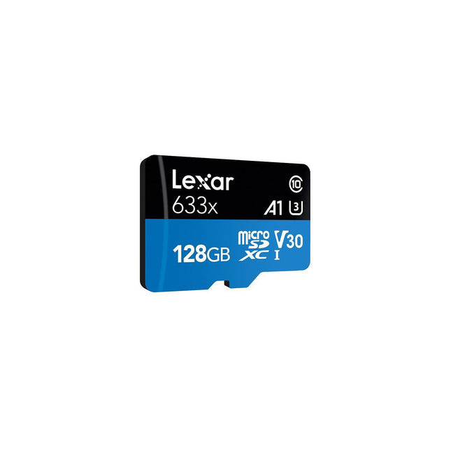 Carte Micro SD LEXAR 128Go Micro High-Perf 633X + adaptateur