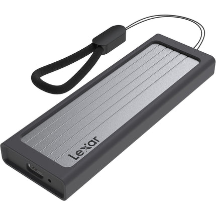 Disque dur SSD externe LEXAR 2To Finition alu + Rugged Bumper