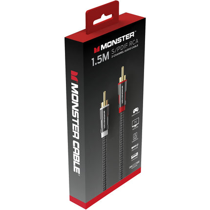 Câble RCA MONSTERCABLE AUDIO INTERCONNEXION 2RCA M/M 1.50M
