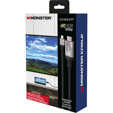 Câble USB-C MONSTERCABLE USB C vers HDMI 4K HDR 60HZ 2M