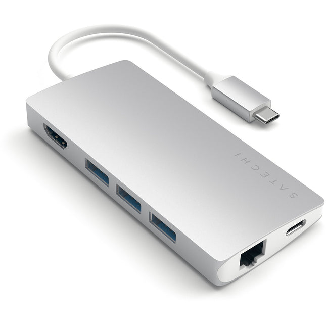 Adaptateur HDMI SATECHI USB-C Multi-Port 4K Ethernet siver