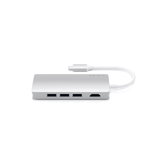Adaptateur HDMI SATECHI USB-C Multi-Port 4K Ethernet siver