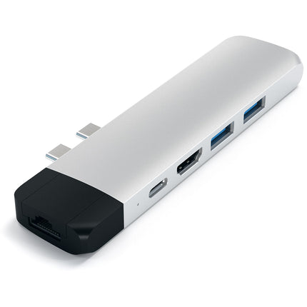 Hub SATECHI USB-C Pro + Ethernet/4K Hdmi silver