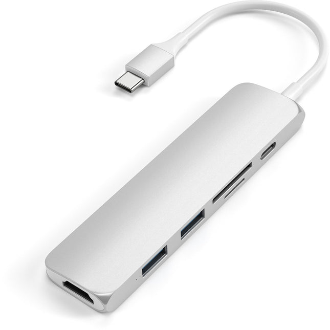 Adaptateur HDMI SATECHI USB-C Slim Multimedia silver