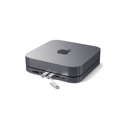 Adaptateur USB SATECHI USB-C pour Mac mini gris