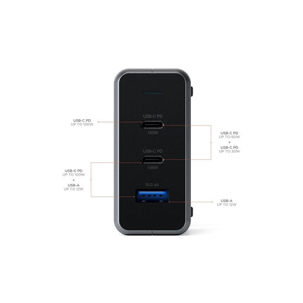 Chargeur ordinateur portable SATECHI PC USB-C Compact 100W
