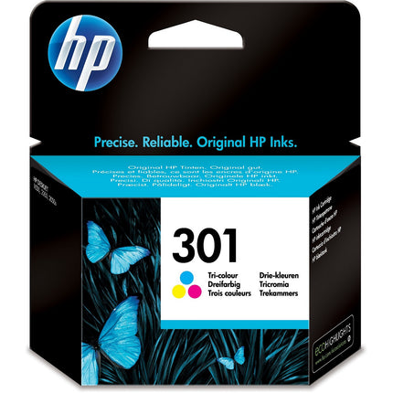 Cartouche d'encre HP Pack de 2 Originales 301 ( + 3 Couleurs) - CR340E