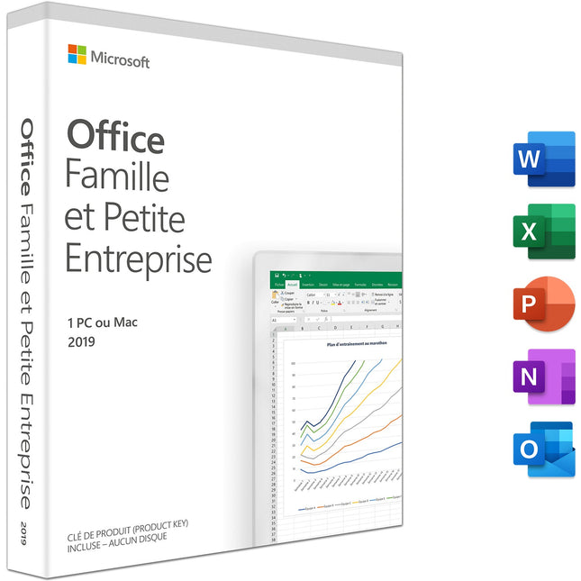 Logiciel de bureautique MICROSOFT Famille et Entreprise