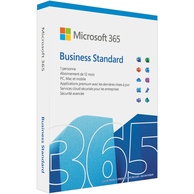 Logiciel de bureautique MICROSOFT 365 Business Standard