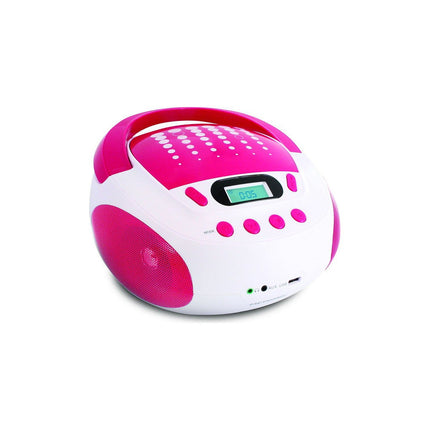 Lecteur CD METRONIC Lecteur CD MP3 Pop Pink avec port USB -