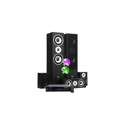 Pack enceinte Home Cinéma EVIDENCE ACOUSTICS 850W Bluetooth USB FM