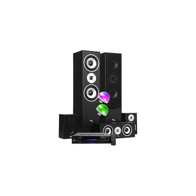 Pack enceinte Home Cinéma EVIDENCE ACOUSTICS 850W Bluetooth USB FM