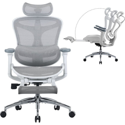 Fauteuil ergonomique SIHOO C300L JT chaise ergonomique blanc
