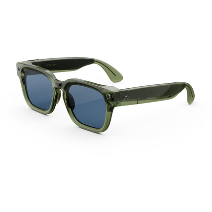 Lunettes connectées META Fury Vert foncé verres bleu clair
