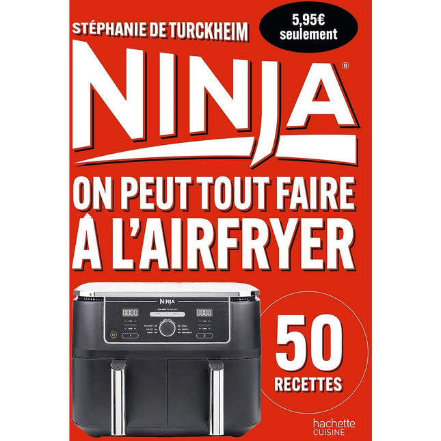 Livre de cuisine HACHETTE Ninja : Airfryer 50 recettes