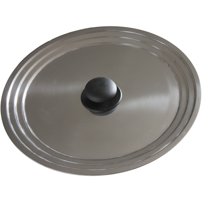 Couvercle universel BAUMALU inox multi degres universel 16-18-20 cm