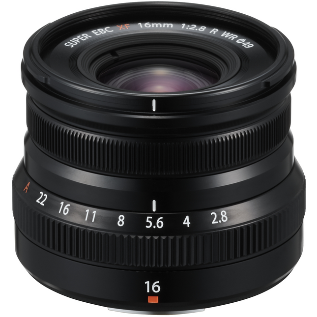 Objectif pour Hybride FUJIFILM XF16mm F2.8 R WR Noir