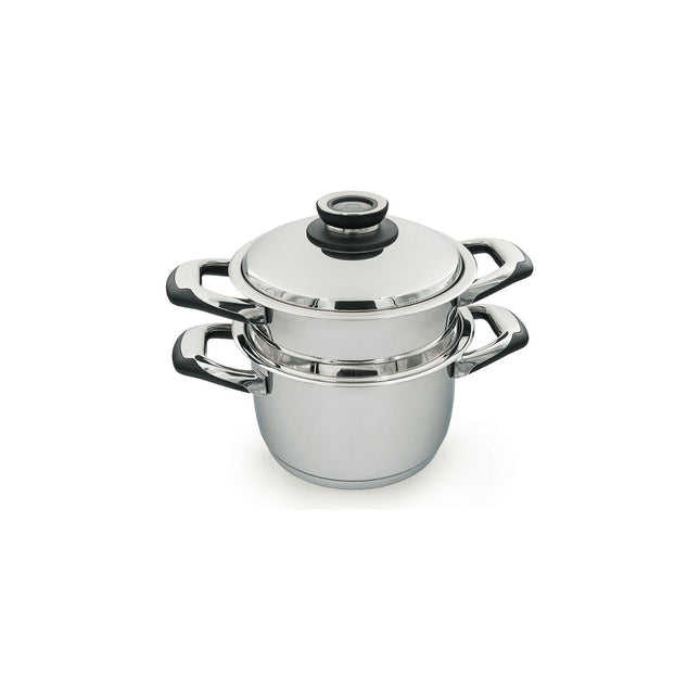 Cuiseur vapeur ECOVITAM en inox, tous feux, thermomètre intégré