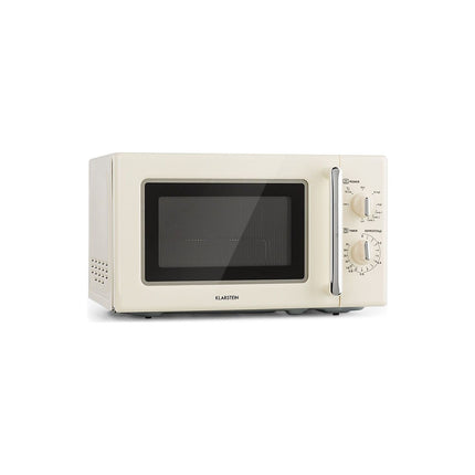 Micro ondes combiné KLARSTEIN Caroline - Crème