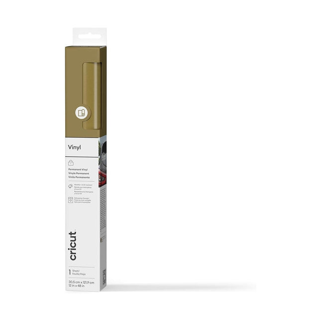 Accessoire CRICUT Premium Vinyl Permanent 30x120cm (Gold)