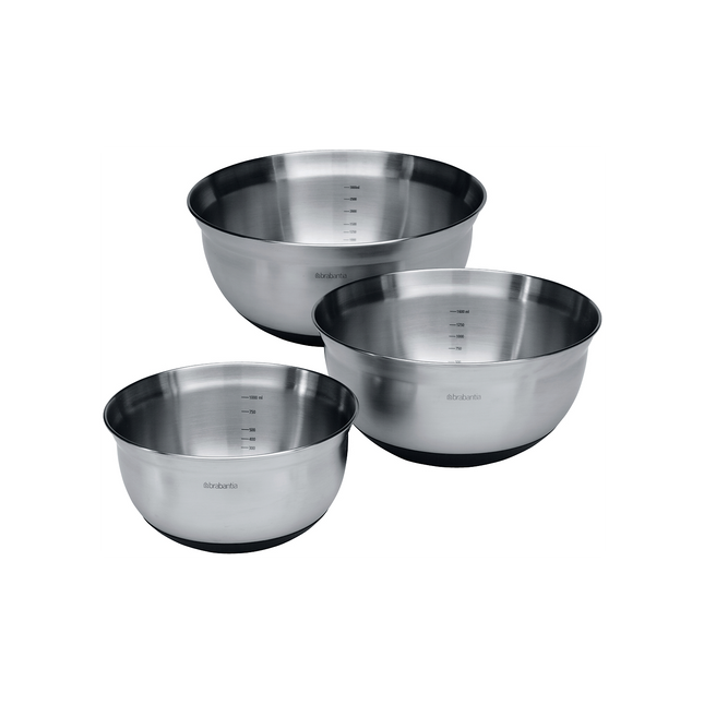 Saladier BRABANTIA melangeurs Kit de 3 1L 1.6L 3L Ma