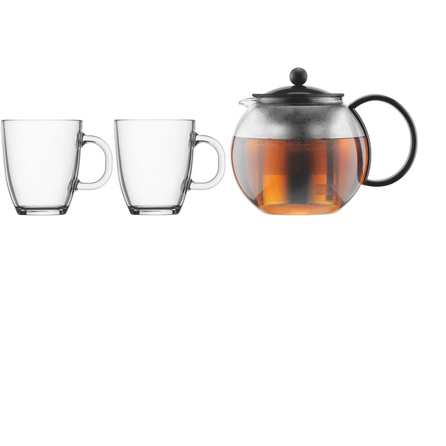 Théière à piston BODUM set Assam theiere piston 1.0L