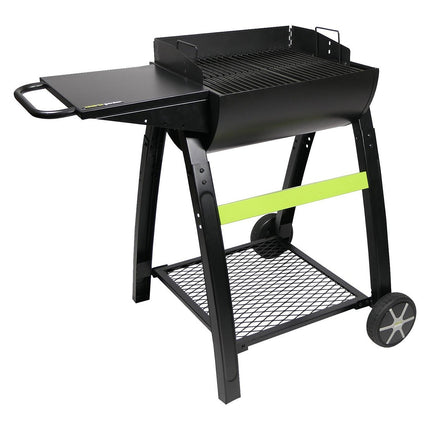 Barbecue charbon COOK'IN GARDEN TONINO 50 noir sur chariot 50 cm