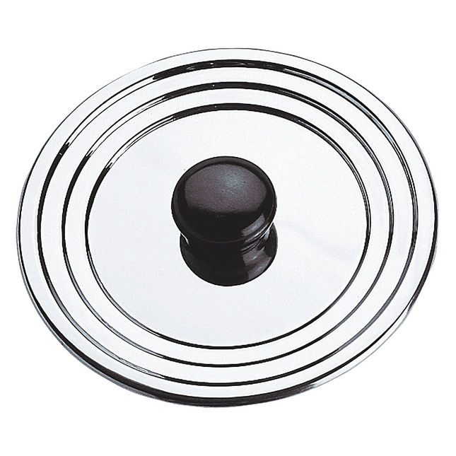 Couvercle universel SITRAM Inox universel diam 16-18-20 cm