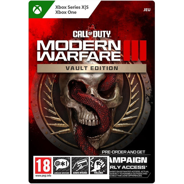 Contenu en jeu MICROSOFT Call of Duty Modern Warfare III Vault Ed
