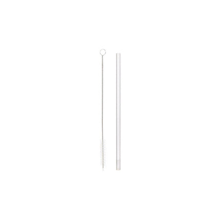 Paille COOK CONCEPT verre x4 avec goupillon