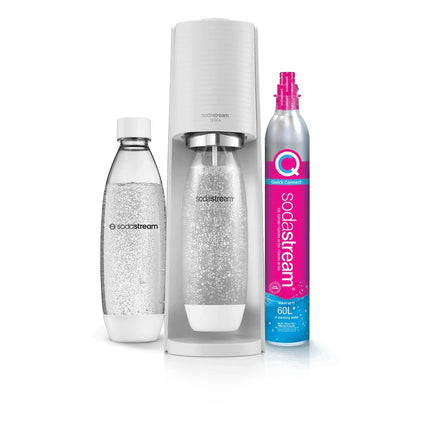 Machine à soda SODASTREAM TERRA blanche Pack 2 bouteilles