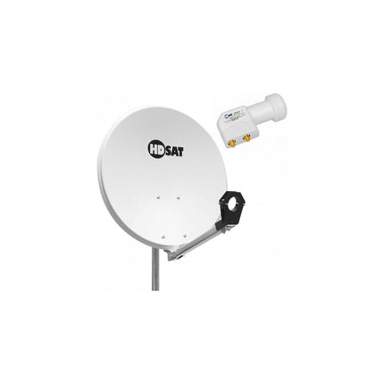 Antenne parabolique HDSAT Pack Hdsat Parabole Satellite Acier 65cm
