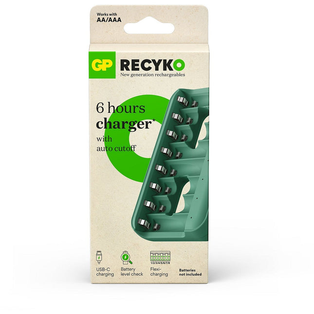 Chargeur GP de piles AA et AAA 8 canaux de charge