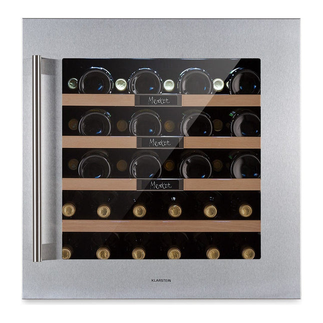 Cave à vin de service KLARSTEIN Vinsider 36 Uno - Argent