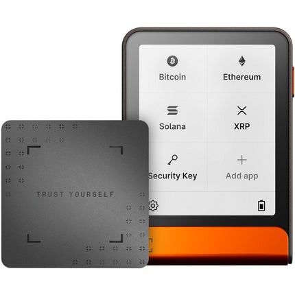 Crypto wallet LEDGER Flex Recovery key Orange