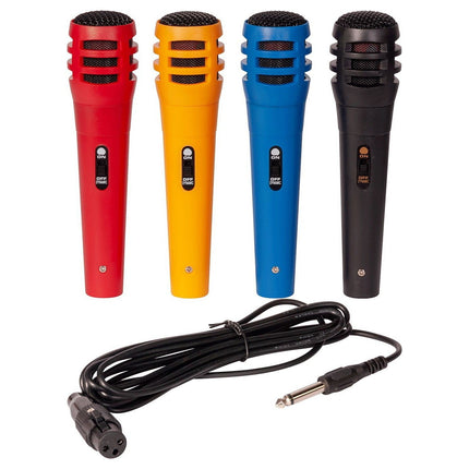 Micro LTC AUDIO Pack de 4 microphone de couleur avec cor