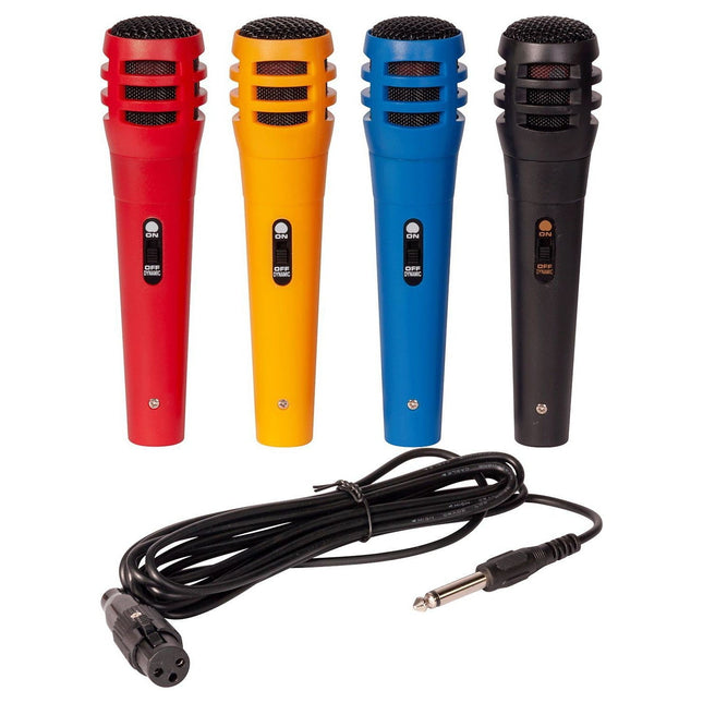 Micro LTC AUDIO Pack de 4 microphone de couleur avec cor