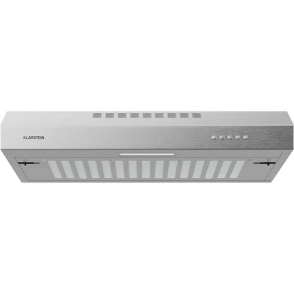 Hotte casquette KLARSTEIN SlimVent 60 cm 200 m³/h 52 dB LED Inox
