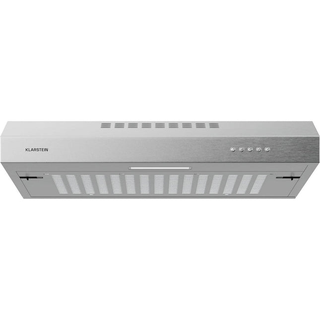 Hotte casquette KLARSTEIN SlimVent 60 cm 200 m³/h 52 dB LED Inox