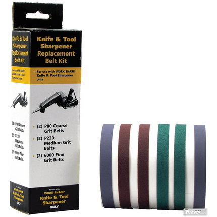 Kit de courroies WORK SHARP Kit de 6 courroies pour affuteur WSKTS