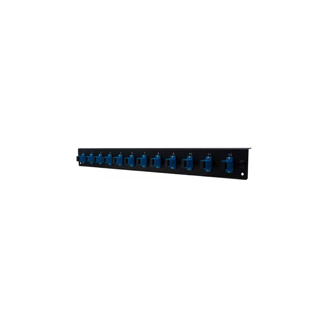Accessoire rack KOMELEC Face avant fibre 12 SC UPC Simplex
