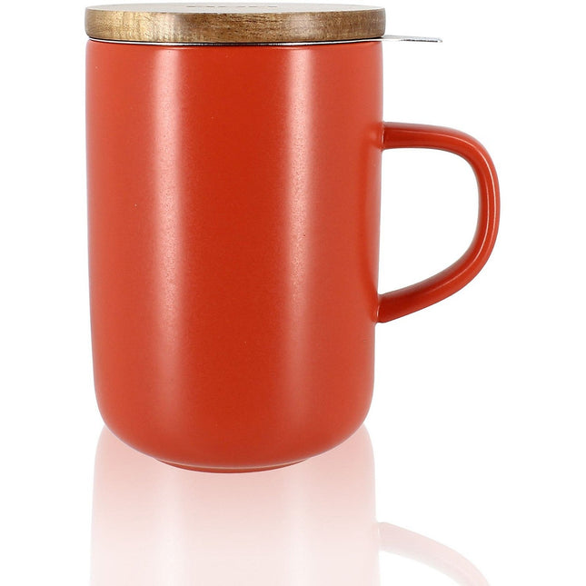 Théière OGO LIVING Tisanière Juliet paprika de grès 475 ml
