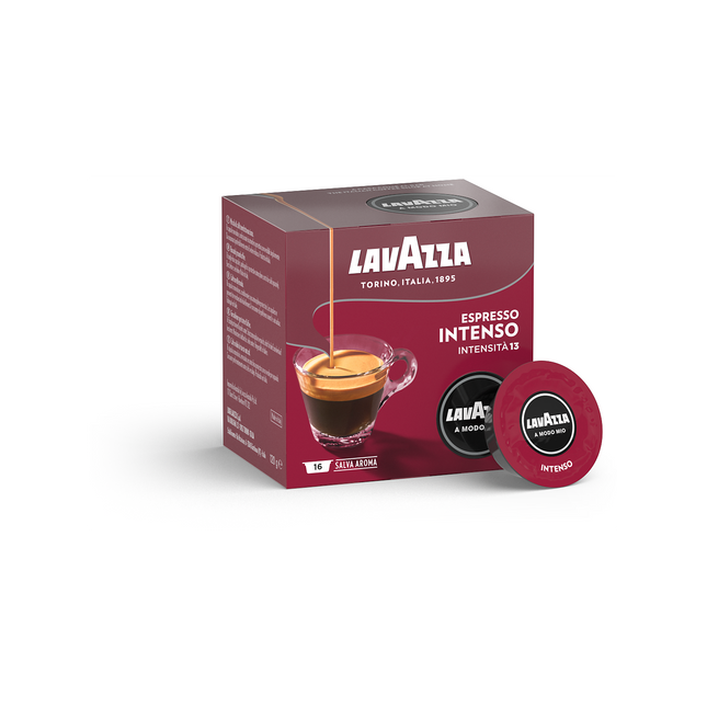 Capsules LAVAZZA A MODO MIO INTENSO X16