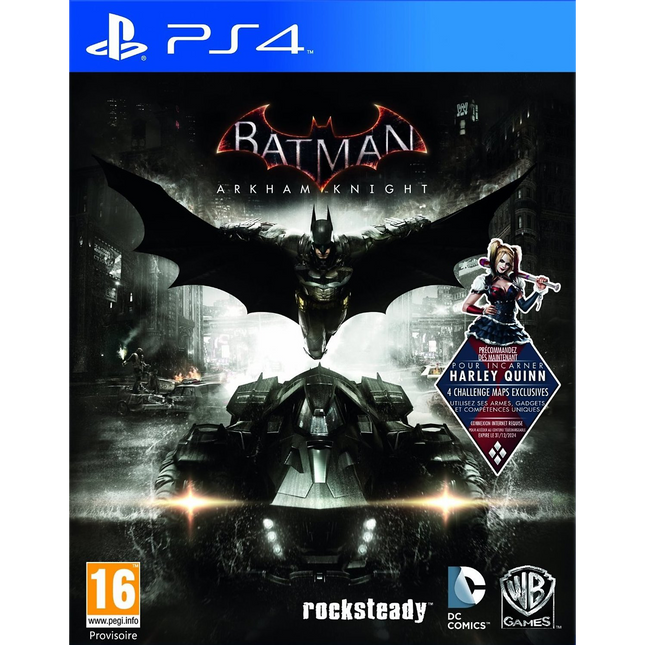 Jeu PS4 WARNER Batman Arkham Knight