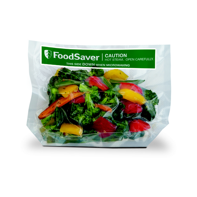 Sac sous vide FOOD SAVER FVB002X : 16 sacs micro-onde fond plat
